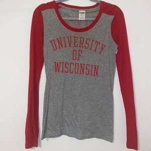 Long Sleeve PINK Wisconsin Shirt